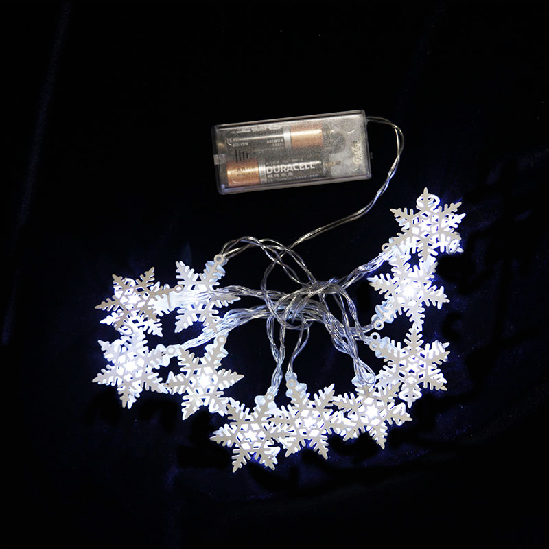 10L LED Iron white Snowflake