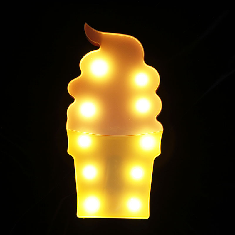 10L LED ice cream modeling light