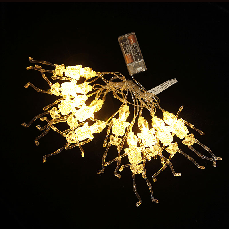 10L LED Skull Halloween Lights