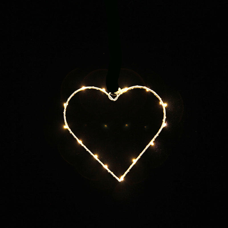 15L LED copper wire lamp around the love iron frame