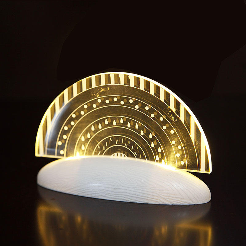 2L LED Acrylic Semicircle