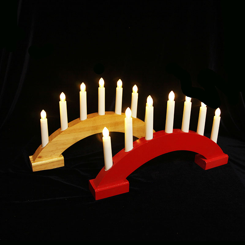 7L LED Arch Wooden Bridge Light