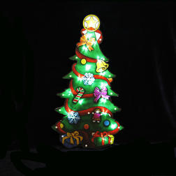 Christmas tree PVC window lights