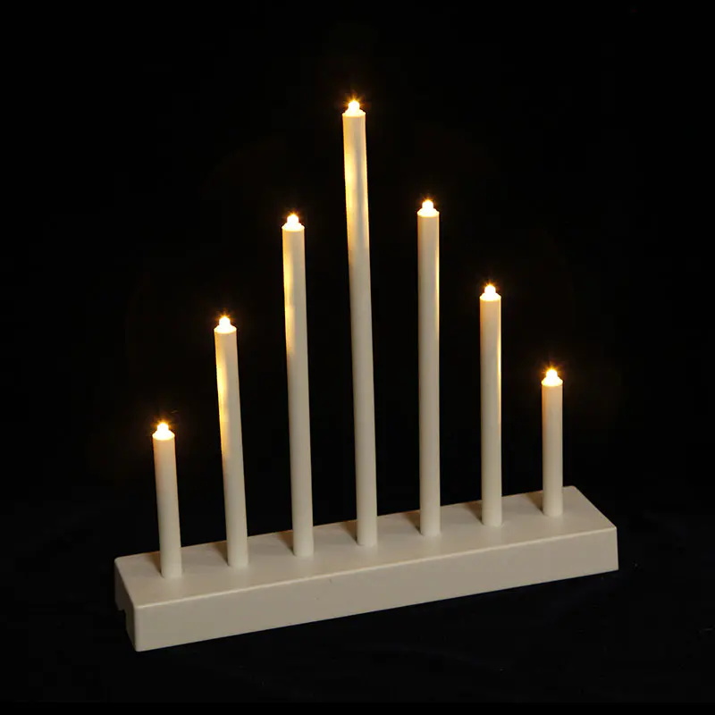 The Wooden Candle Bridge Of Christmas Decorations Is Unimaginable